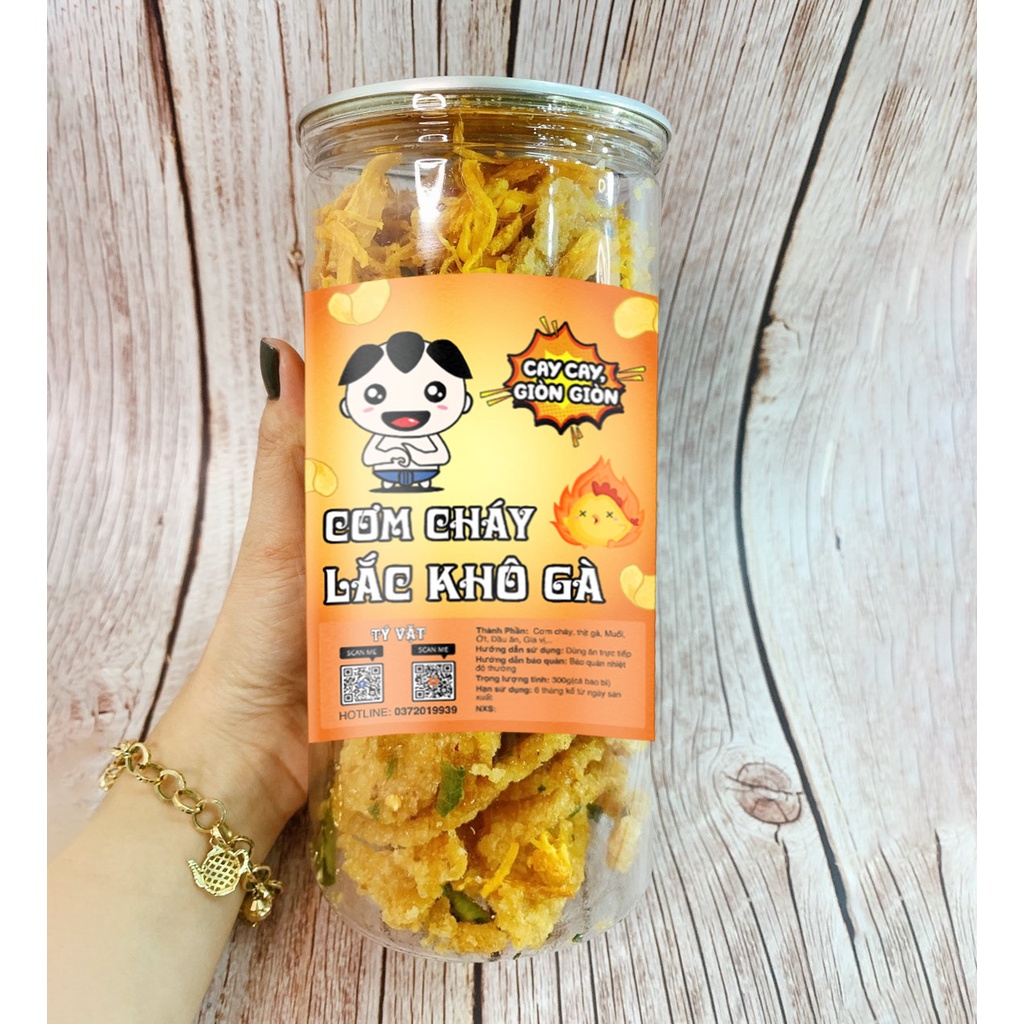 Cơm cháy lắc khô gà 300g TYVATFOOD - Ăn vặt Hà nội thơm ngon cùng đặc sản các miền giá rẻ | BigBuy360 - bigbuy360.vn