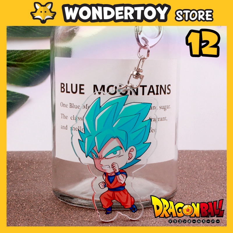 Móc khóa mica Dragon Ball Goku, Vegita, Vegito, Piccolo, Buu, Gohan, Trunks, Frieza