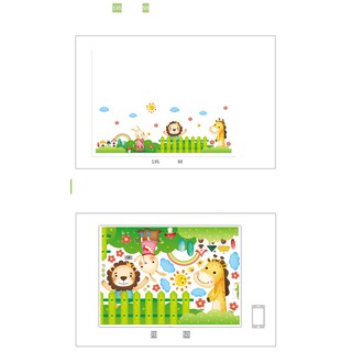 decal dán tường combo