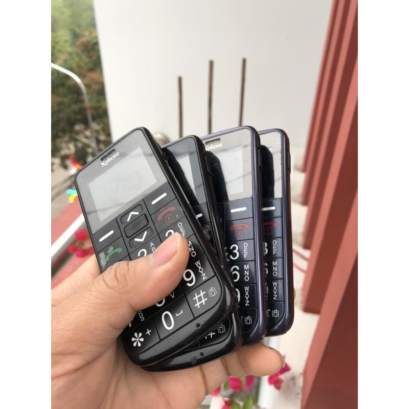 Điện thoại Viettel V6216i Hoặc Xphone 2 Sim Cũ  - Điện Thoại Người Già Kèm Pin + sạc