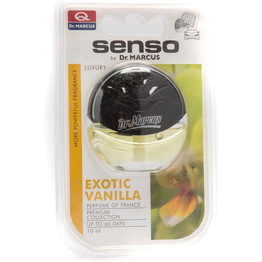 Nước hoa gài cửa gió ô tô Dr Macus Luxury Vanilla  | Nước hoa ô tô Luxury Senso Poland hương Vani sang trọng