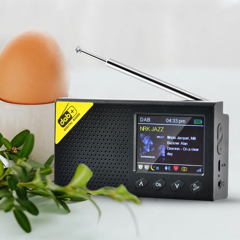 Radio kỹ thuật số DAB/DAB+ kết nối Bluetooth thiết kế nhỏ gọn tiện dụng