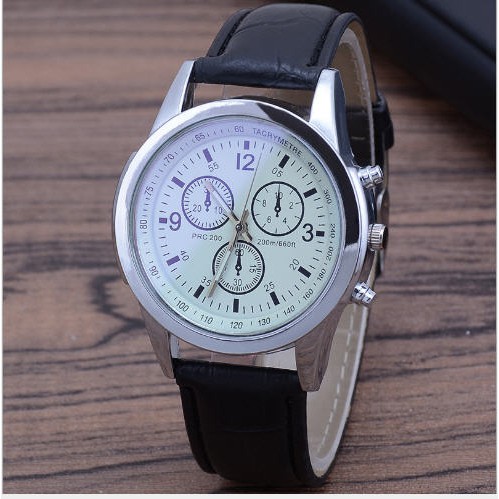 Đồng hồ thời trang unisex MODIYA dây da giả 3 kim | BigBuy360 - bigbuy360.vn