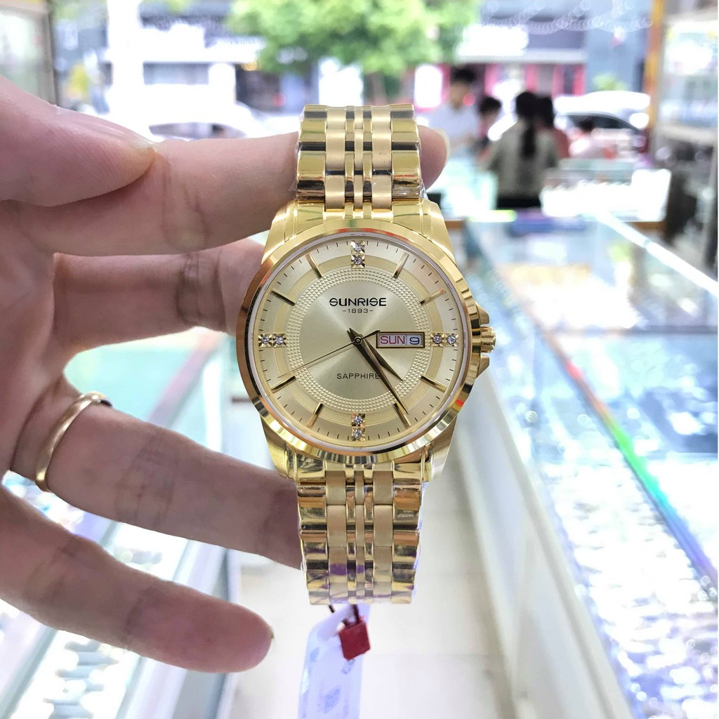 Đồng hồ Nam SUNRISE 1198SAV full hộp, thẻ chính hãng, kính sapphire chống xước chống nước tốt | BigBuy360 - bigbuy360.vn