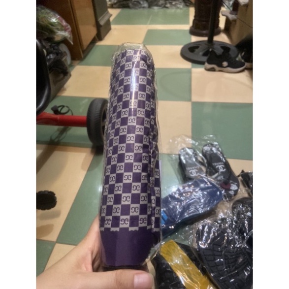 Ô dù gấp 3 viền kẻ loại to