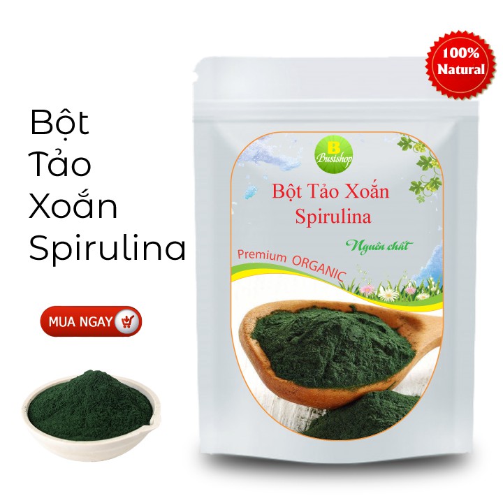 Bột tảo xoắn spirulina nguyên chất 100g