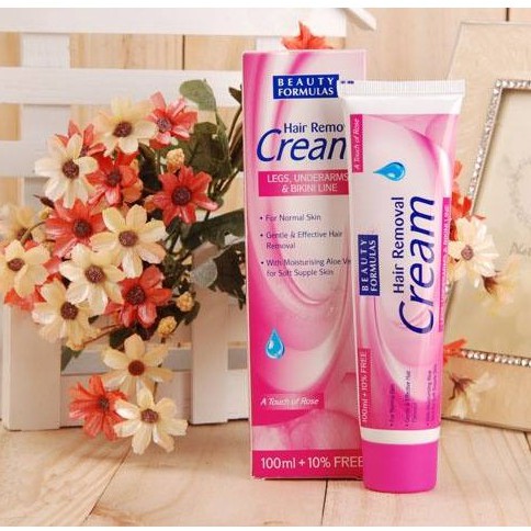 Kem Tẩy Lông Toàn Thân Beauty Formulas Hair Remove Cream 100ml + Free 10ml
