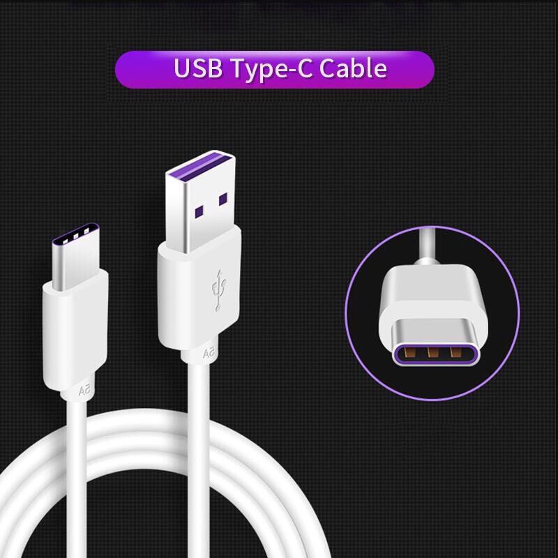 Dây cáp sạc/ truyền dữ liệu nhanh 5A USB-C cho Android Huawei 25cm 1M 1.5M 2M