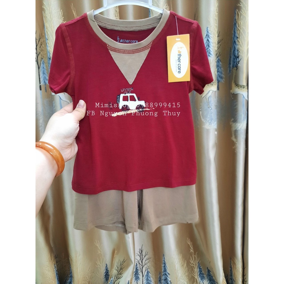 Cộc Tay Sợi Tre Father Care Cho Bé 9m-36m