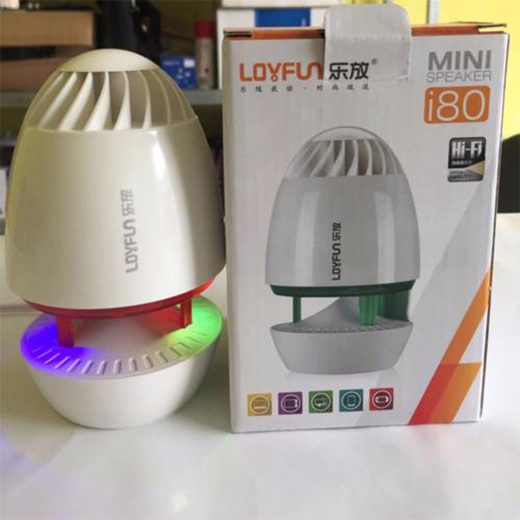 Loa vi tính LOYFUN i80 ( Đèn led cực đẹp, âm thanh cực chất, bao test )