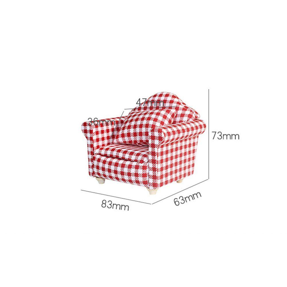 RAINBOW Ghế Sofa Mini Tỉ Lệ 1: 12 Trang Trí Nhà Búp Bê