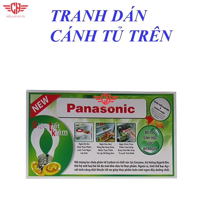 Tem dán tủ lạnh panasonic nhiều mẫu