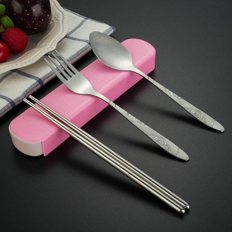 Sét 3 thìa đũa inox giá rẻ.