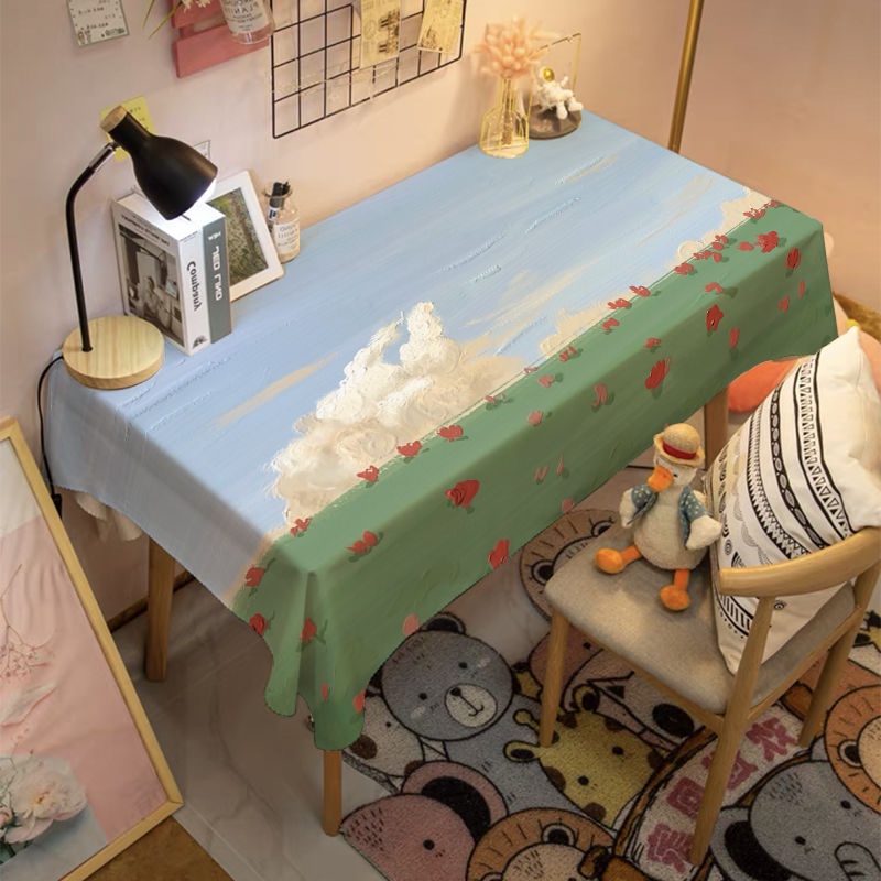 Khăn Trải Bàn Chống Bụi Họa Tiết Hoạt Hình