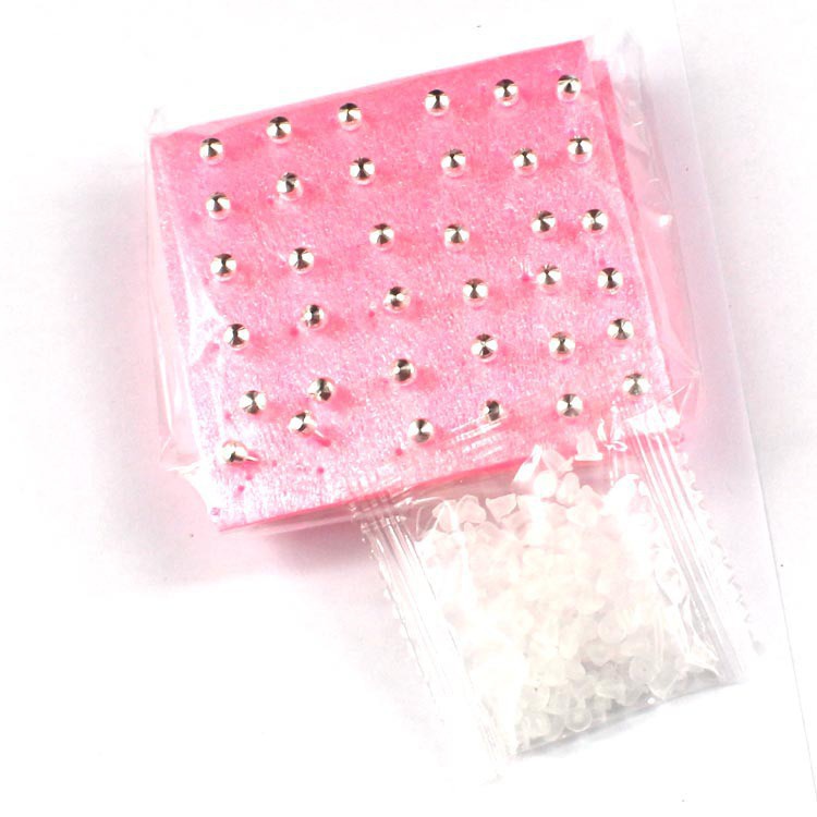 COMBO 100 chiếc khuyên bấm lỗ tai kèm chốt chuyên dụng - Khuyên tai thời trang giá rẻ ph.anh.2205