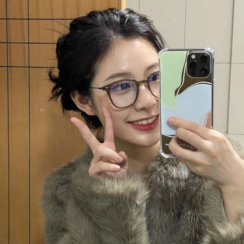 Kính mắt GM Booster không độ nâng mũi mắt kính vuông