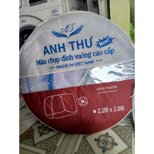 mùng chụp tự bung đỉnh vuông - màn chụp đỉnh vuông Anh Thư