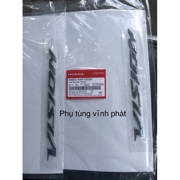 Tem vison đời 2015-2020 zin hãng