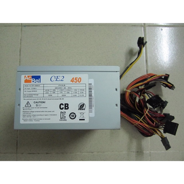 Nguồn cst acbel 450w hàng tháo máy
