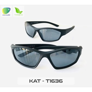 Kính trẻ em KAT-T1636 mắt kính an toàn chống UV400 tròng mắt phân cực chống chói lóa gọng siêu dẻo siêu bền mới nhất