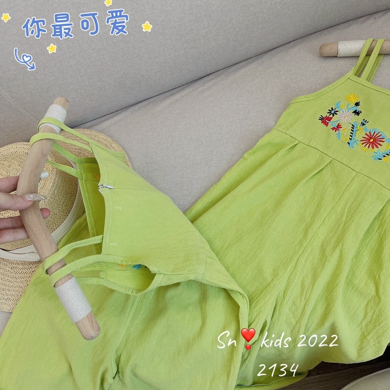 Jump xanh 2 dây bé gái