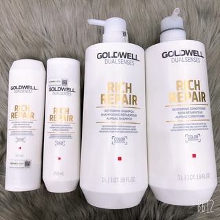 Bộ gội xả phục hồi dành cho tóc hư tổn RICH REPAIR GOLDWELL ( hàng chính hãng )