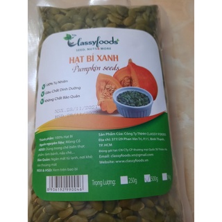 Nguyên liệu làm bánh trung thu -Hạt Bí Xanh (Clasyfoods)