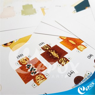 Mô hình giấy quán cafe
