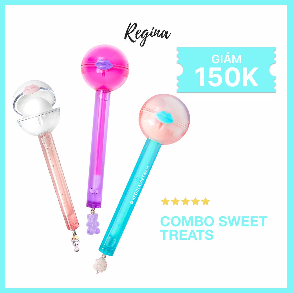 COMBO SWEET TREATS | BỘ 3 CÂY SON 2-IN-1 {BÓNG + DƯỠNG} | Glossy Pops