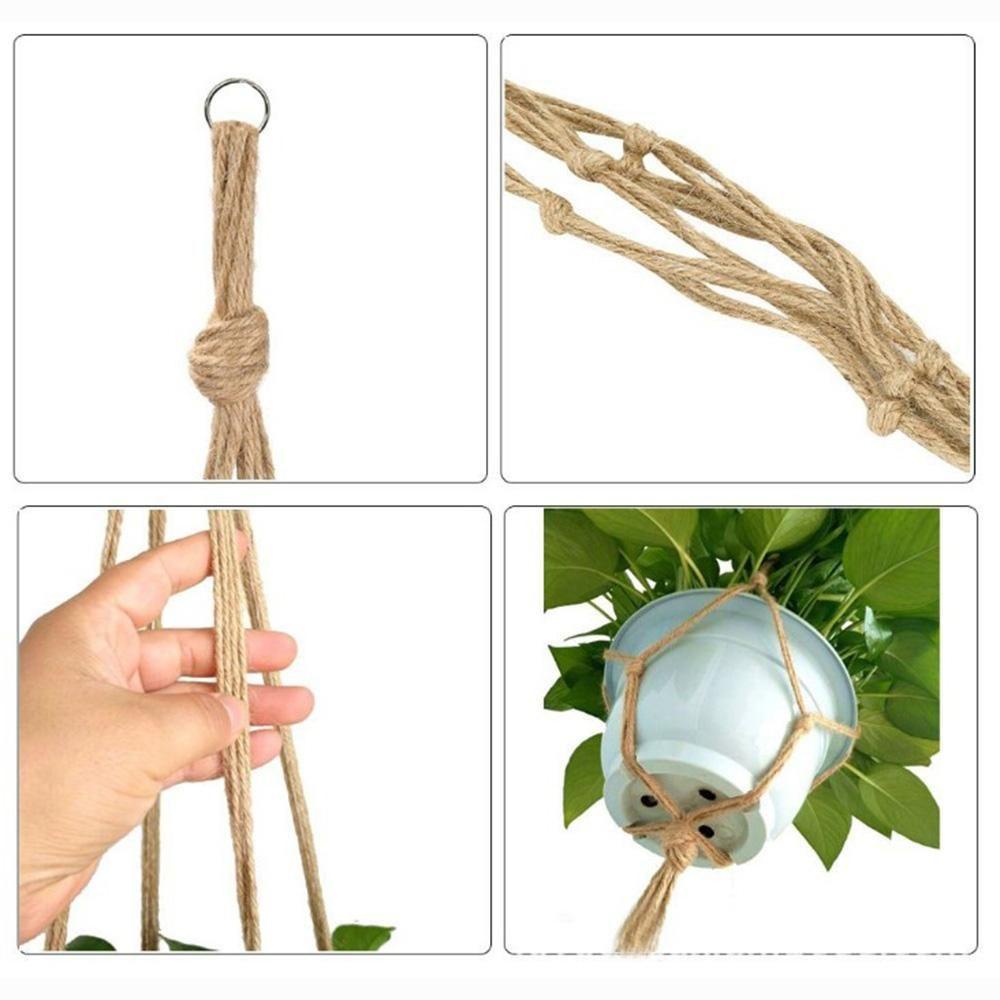 PATRICIA Dây Thừng 90cm Thắt Nút Giữ Cây Cối Cổ Điển