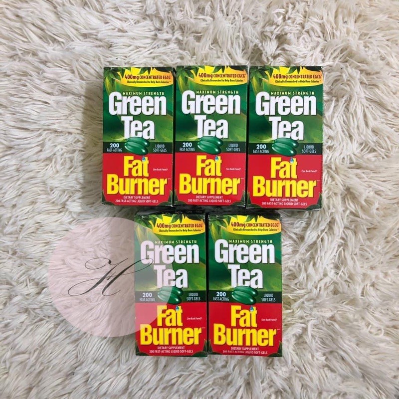 Viên uống giảm cân từ trà xanh Green Tea Fat Burner 200 viên của Mỹ