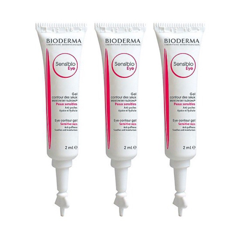 Sample Bioderma Kem Dưỡng Ẩm Giảm Quầng Thâm, Giảm Bọng Mắt Sensibio Eye 2ml