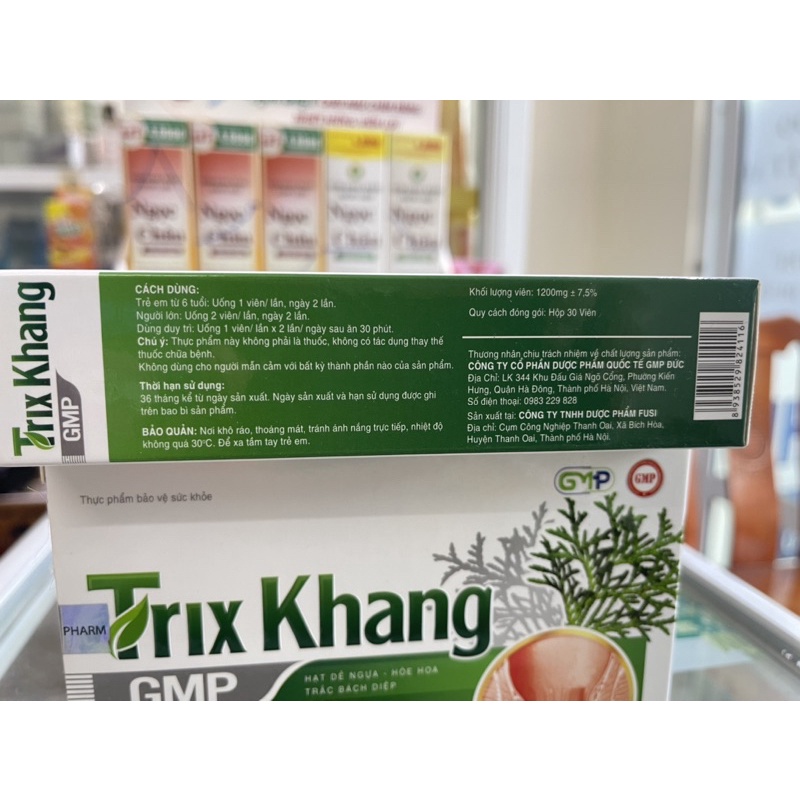 Trĩ Khang GMP, giảm trĩ nội, trĩ ngoại, táo bón khó tiêu, nhuận tràng