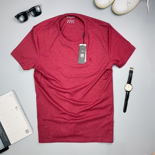 Áo Thun Nam ZAKADO Chất Cotton Cao Cấp (đỏ mận, hồng đất)