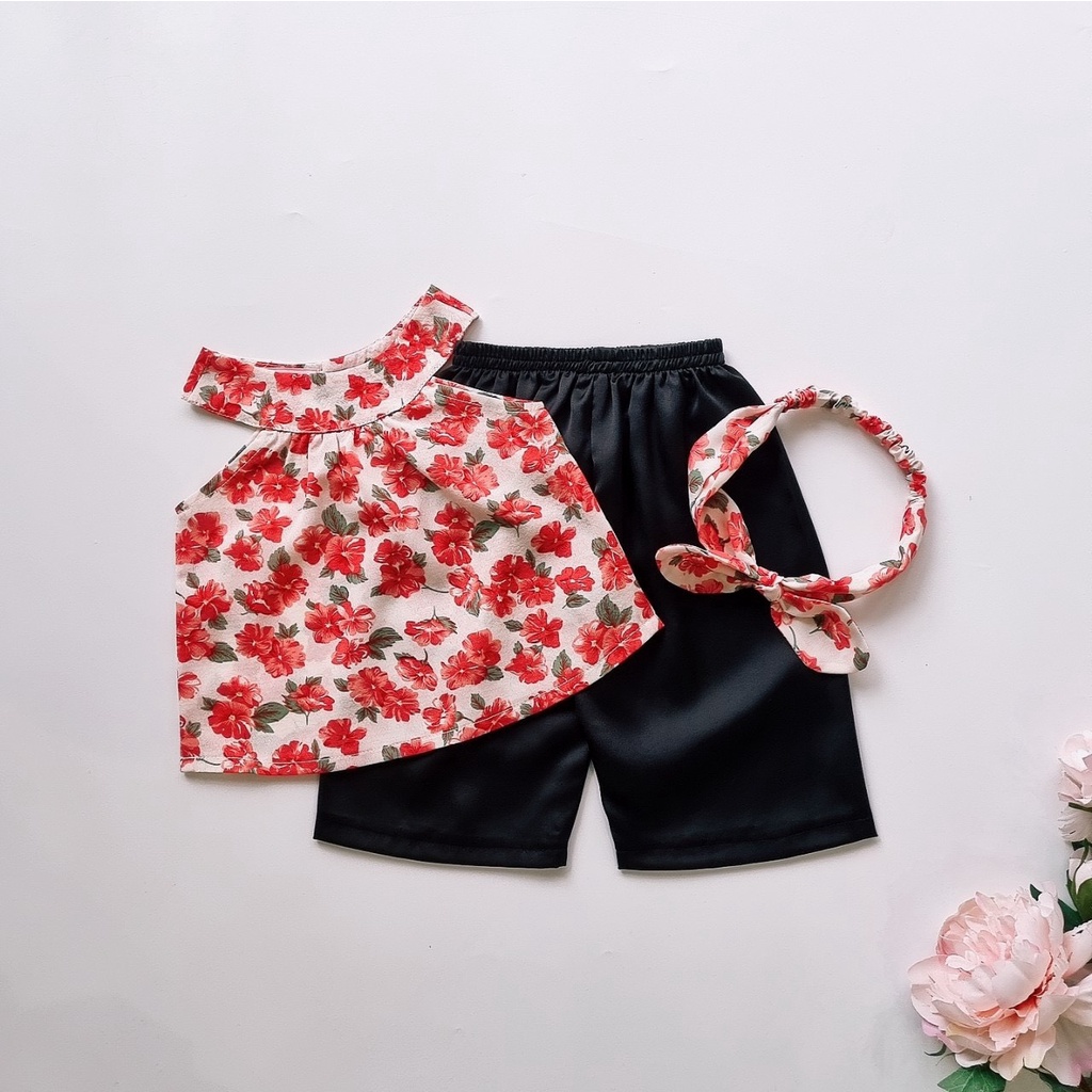 Quần áo bé gái 🎯𝑭𝑹𝑬𝑬𝑺𝑯𝑰𝑷🎯Set đồ trẻ em THIẾT KẾ💞Su Shop- SÉT BỘ lụa gấm váy trẻ em hàng thiêt kế cao cấp VNXK