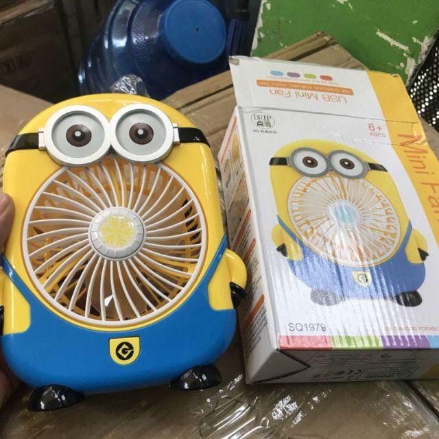 [Mã ELHA22 giảm 5% đơn 300K] QUẠT ĐỂ BÀN MINI FAN MINIONS SQ1979