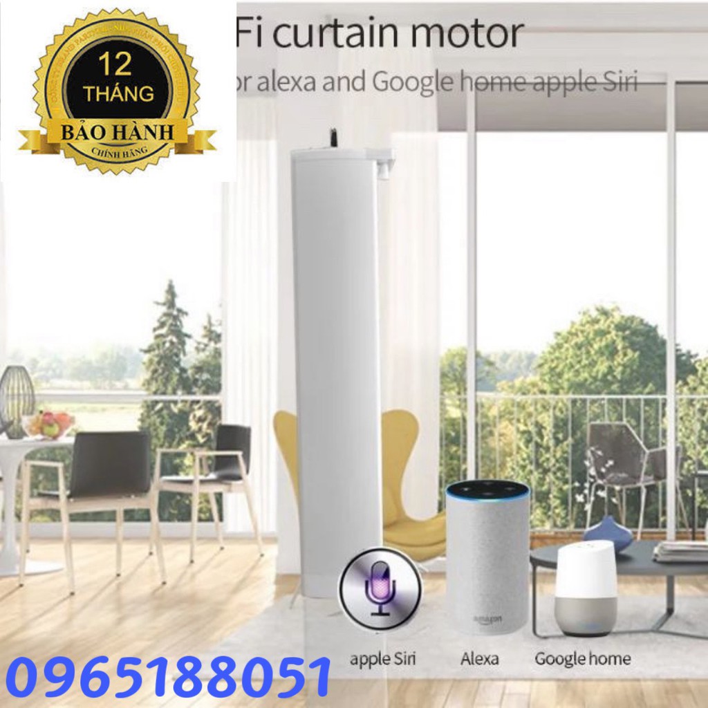 Rèm Tự Động Motor Wifi App Tuya và Smart life