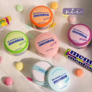 Phấn bột kiềm dầu Mentos x Innisfree No-Sebum Mineral Powder