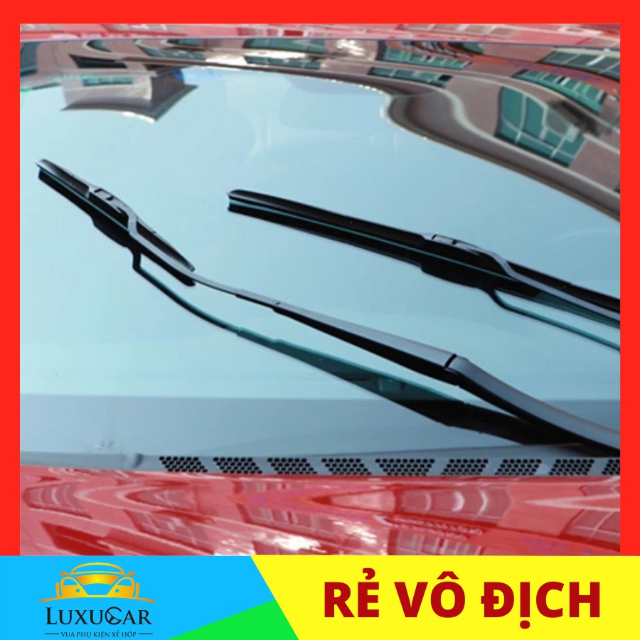 Gạt mưa ô tô, gạt mưa xe hơi Silicone 3 khúc CAO CẤP Hybrid - Loại ngàm U dành cho các dòng xe phổ thông