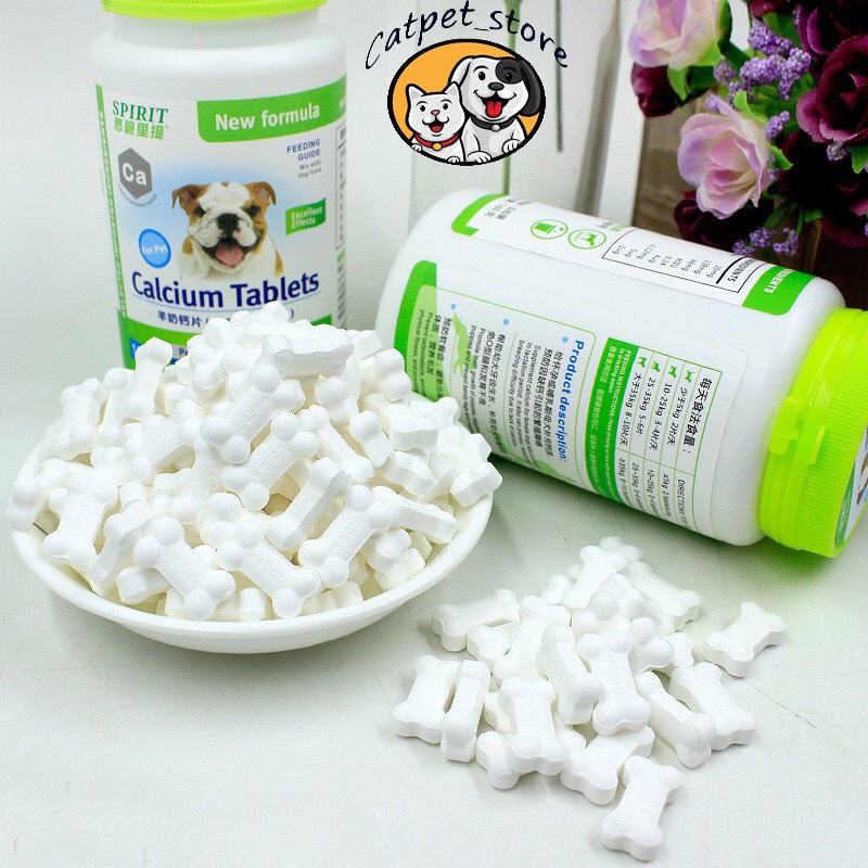 Viên vitamin chó mèo, bổ sung canxi, khoáng chất, dưỡng lông [DẠNG TÚI VÀ HỘP]