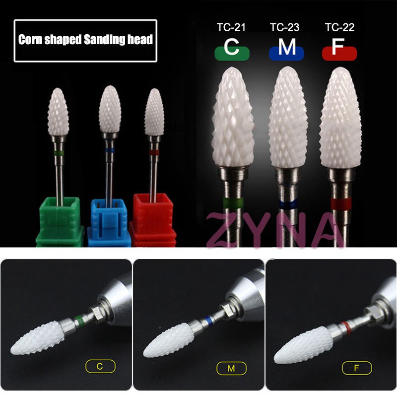 Mũi Khoan Dũa Móng Tay 2.35mm Bằng Hợp Kim Nhôm | BigBuy360 - bigbuy360.vn