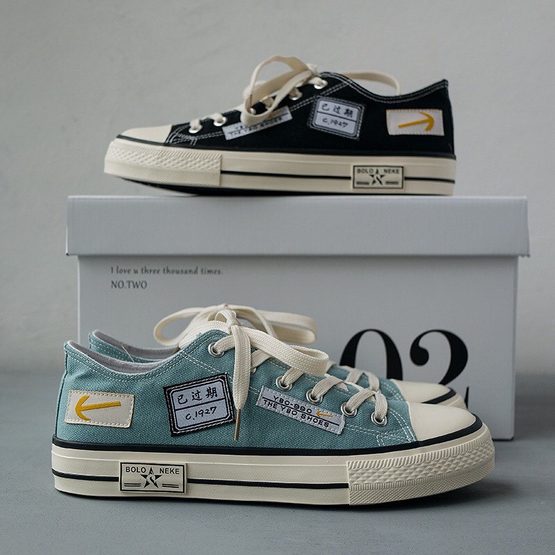 Giày vải thể thao nam nữ unisex cổ ngắn CVER 1927 Dáng Classic