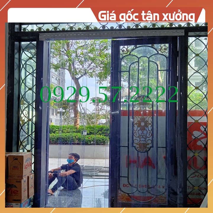 Thanh treo rèm nhựa PVC | Thanh treo rèm chuyên dụng | Thanh sắt sơn treo rèm PVC