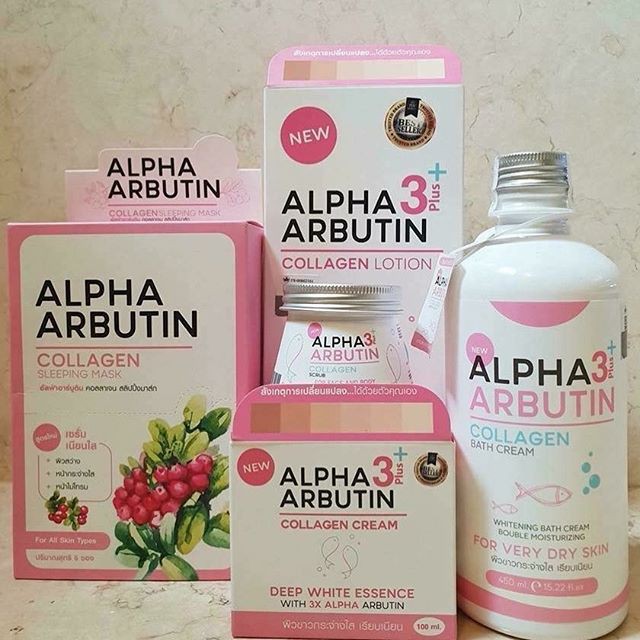 Sữa Tắm Trắng Da Alpha Arbutin 3+ Plus COLLAGEN Bath Cream