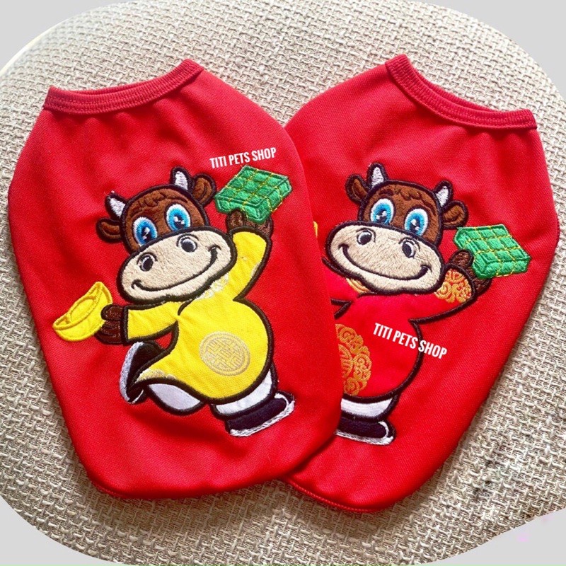 Áo Thun Tết Trâu Chó Mèo