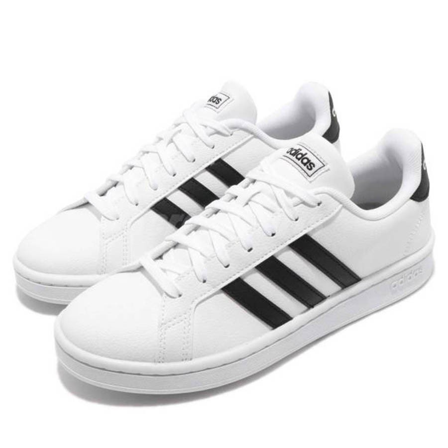 Giày Thể Thao Adidas Grand Court White Black  Hàng Chính Hãng - Giày Sneaker Nam Nữ