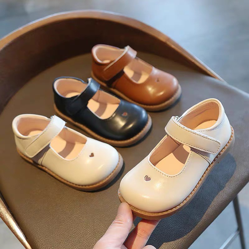 Giày cho bé gái MG baby - Giày búp bê cho bé gái, da PU mềm, kiểu dáng basic, dễ phối đồ Mã MG1