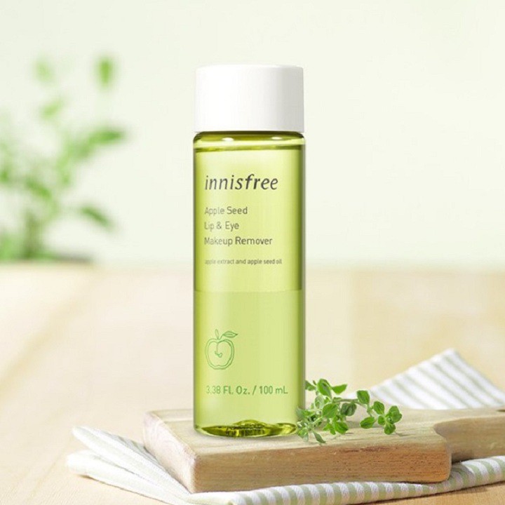 TẢY TRANG MẮT MÔI INNISFREE APPLE SEED LIP&EYE REMOVER