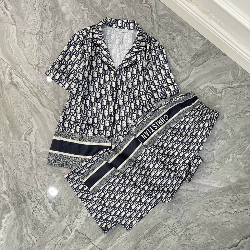 Bộ ngủ Pijama Nữ - Đồ mặc nhà dior Nữ NHƯ Ý - Chất Lụa xước Cao Cấp siêu mềm mịn, nhẹ nhàng, thoáng mát