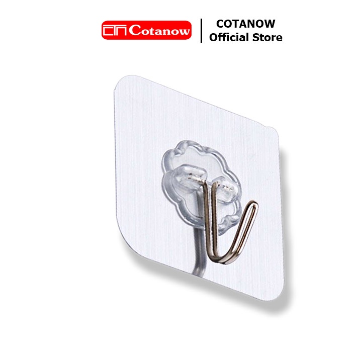 Móc Dán Tường Trong Suốt Chịu Lực 6x6cm COTANOW